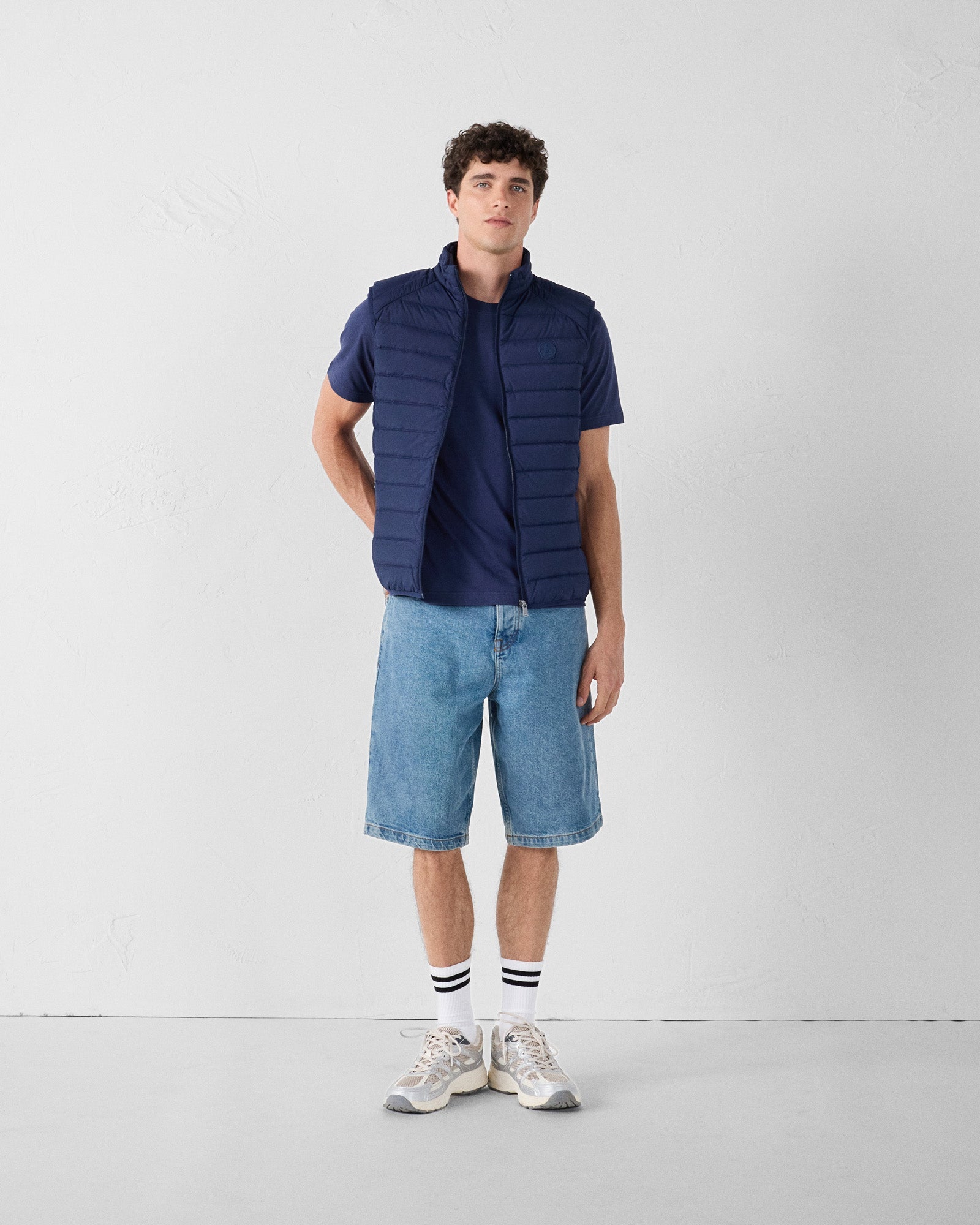 Doudoune sans manches stretch Marine Arafo