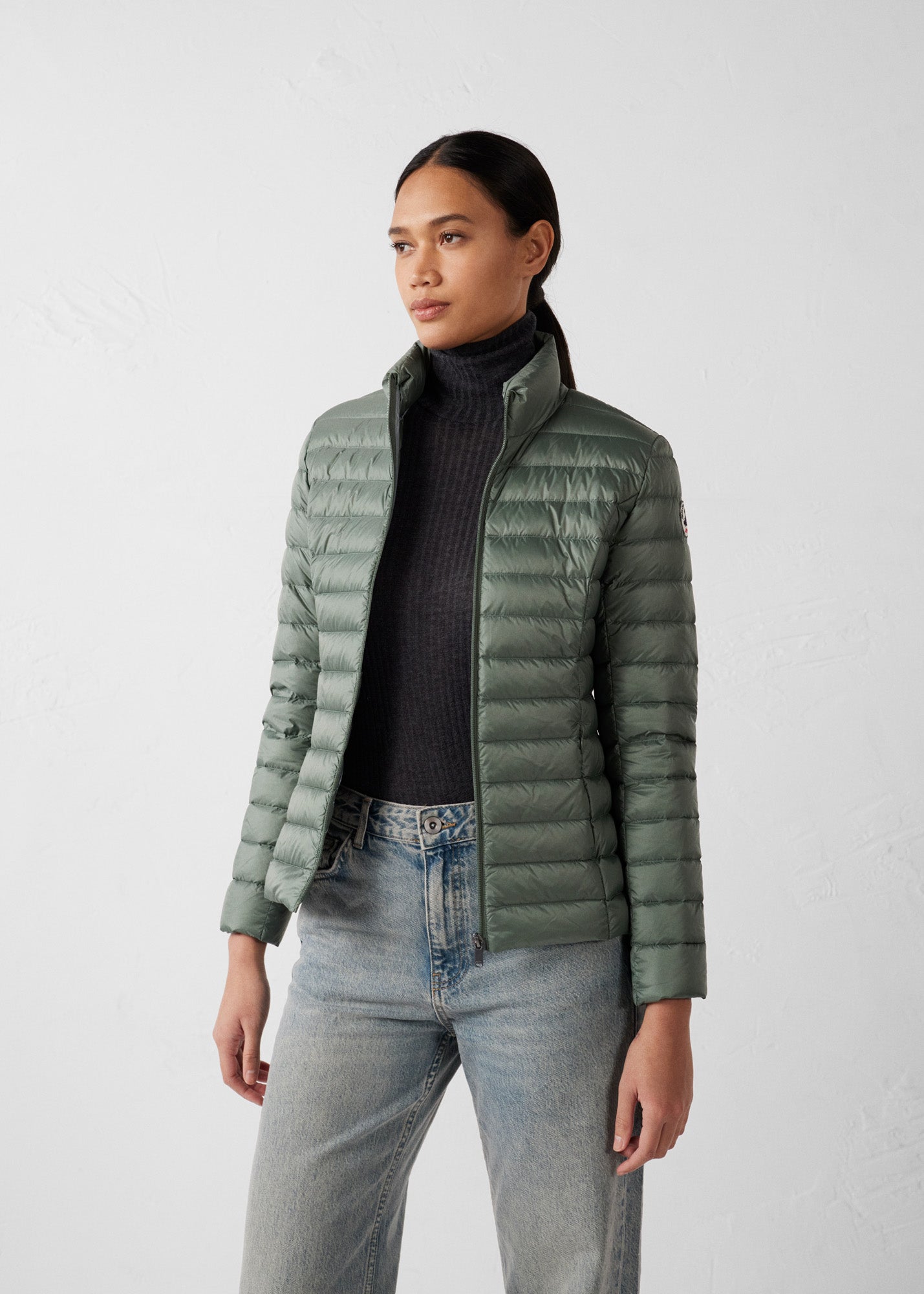 Doudoune légère Vert sauge Cha