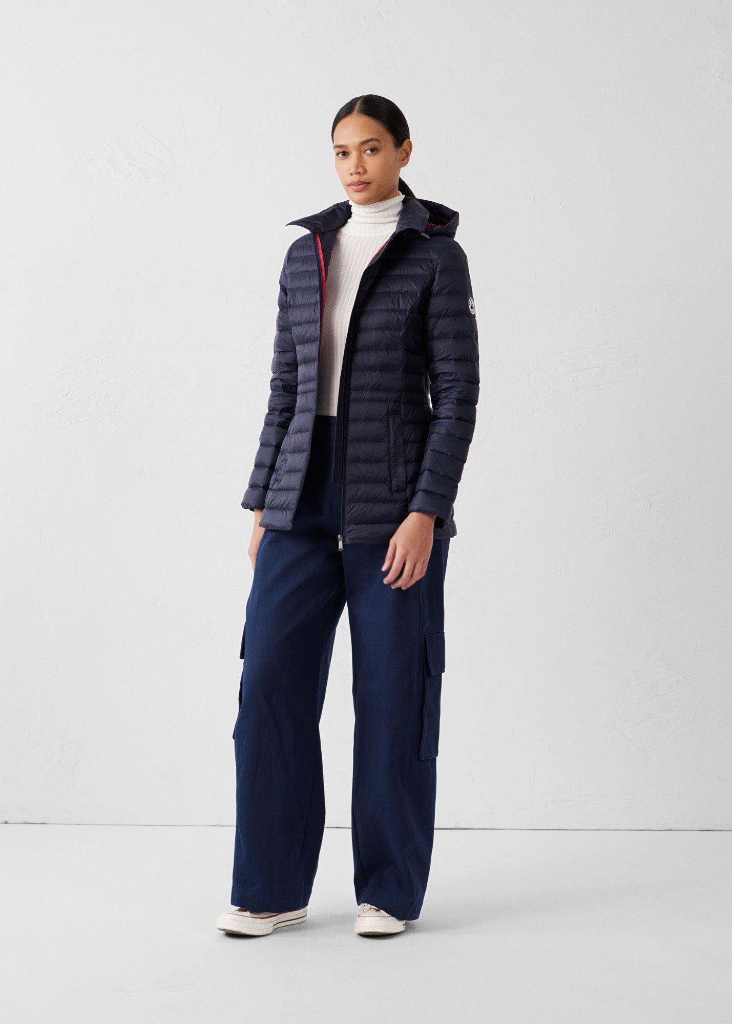 Doudoune à capuche mi-longue Marine Nour 2.0