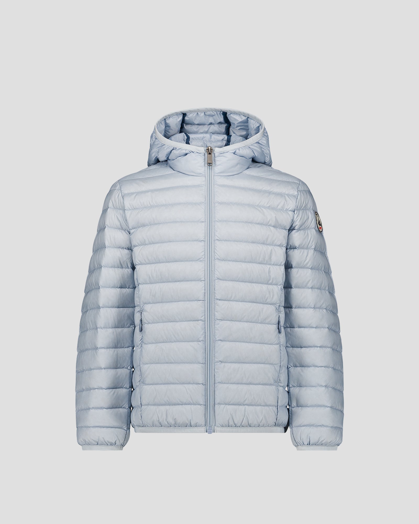 Doudoune légère à capuche enfant Cendre marine Hugo
