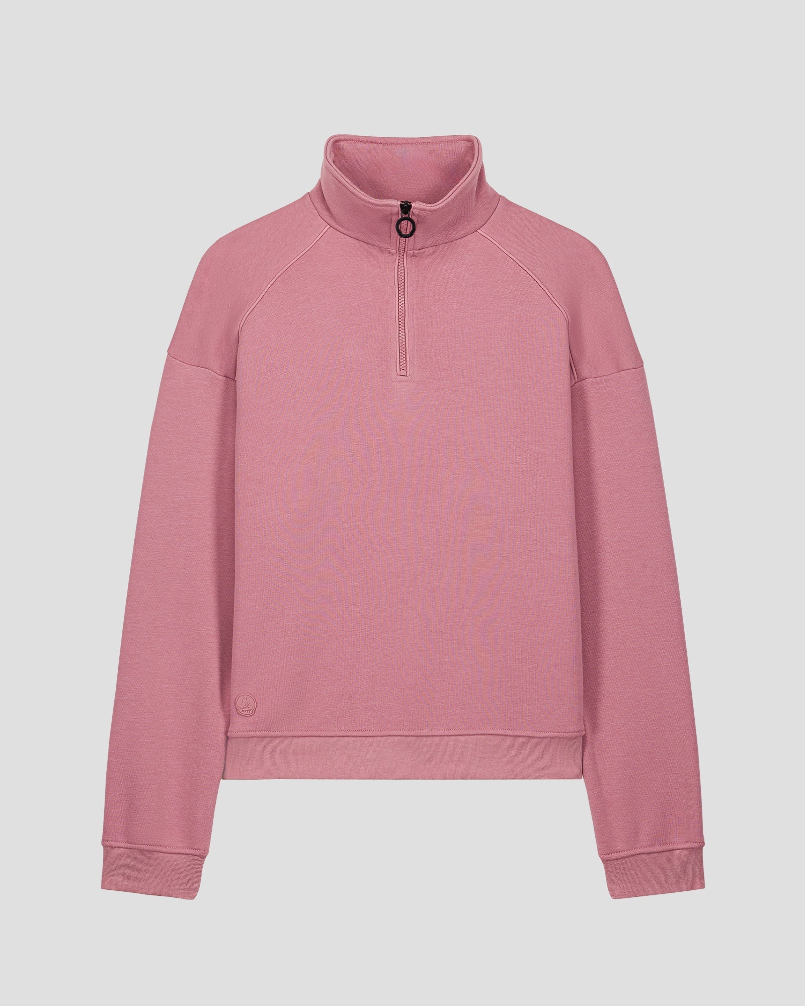 Sweatshirt demi-zippé Rose antique Line