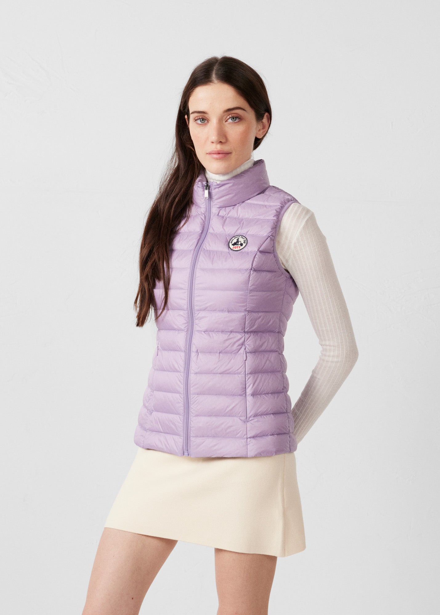 Doudoune légère sans manches Encens violet Seda