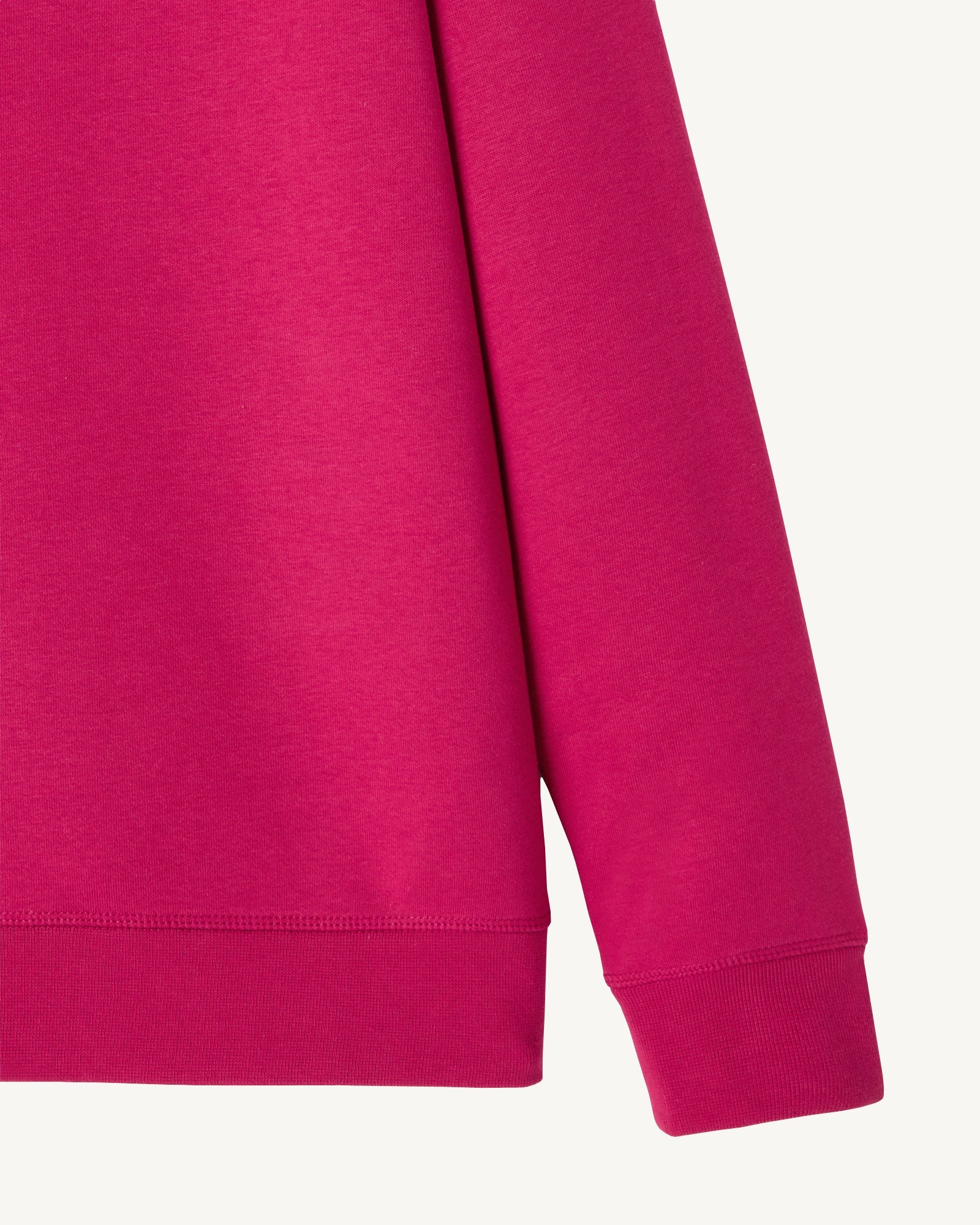 Sweat en coton biologique Rose cerise Elvas