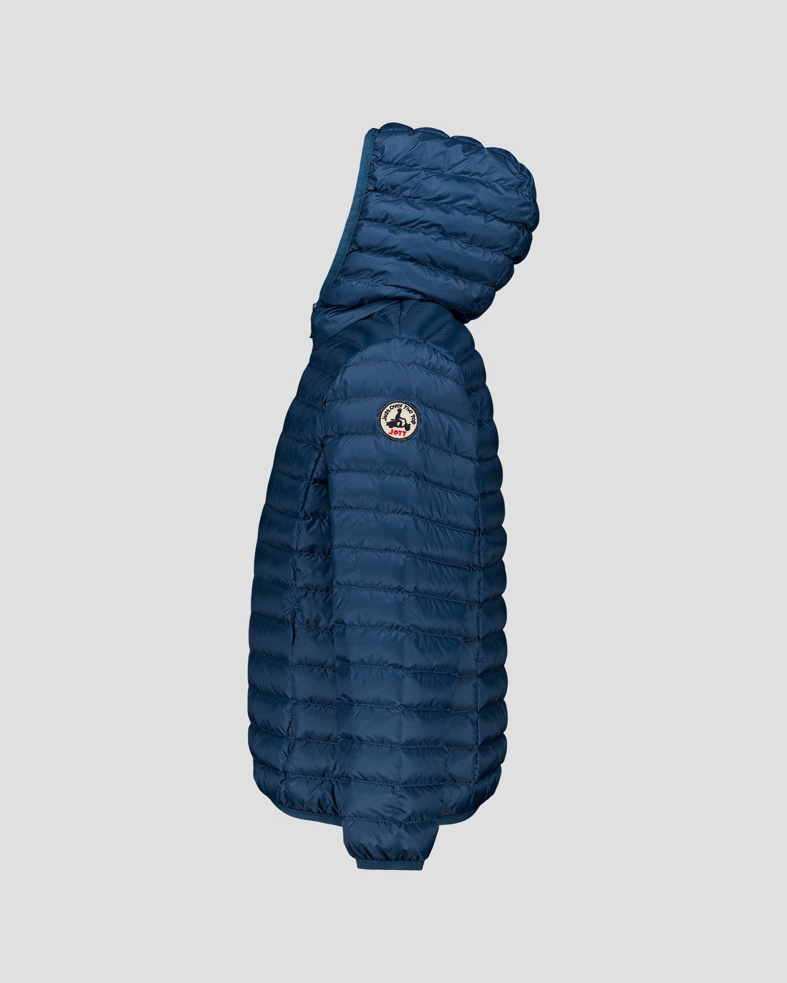 Doudoune légère à capuche enfant Bleu jeans Hugo