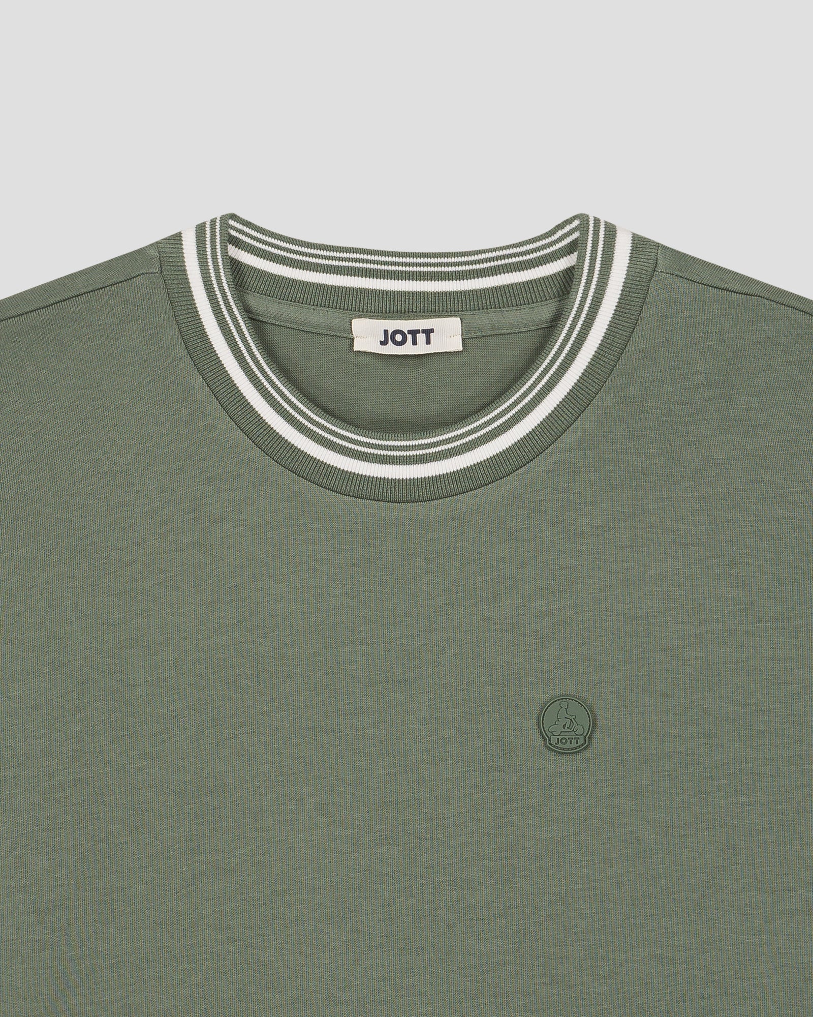 T-shirt col rond mixte Vert sauge Ley